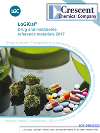 LoGiCal®
Drug and metabolite
reference materials 2017